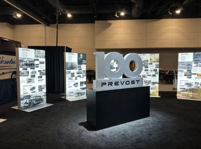 Prevost 100 Year Heritage Display