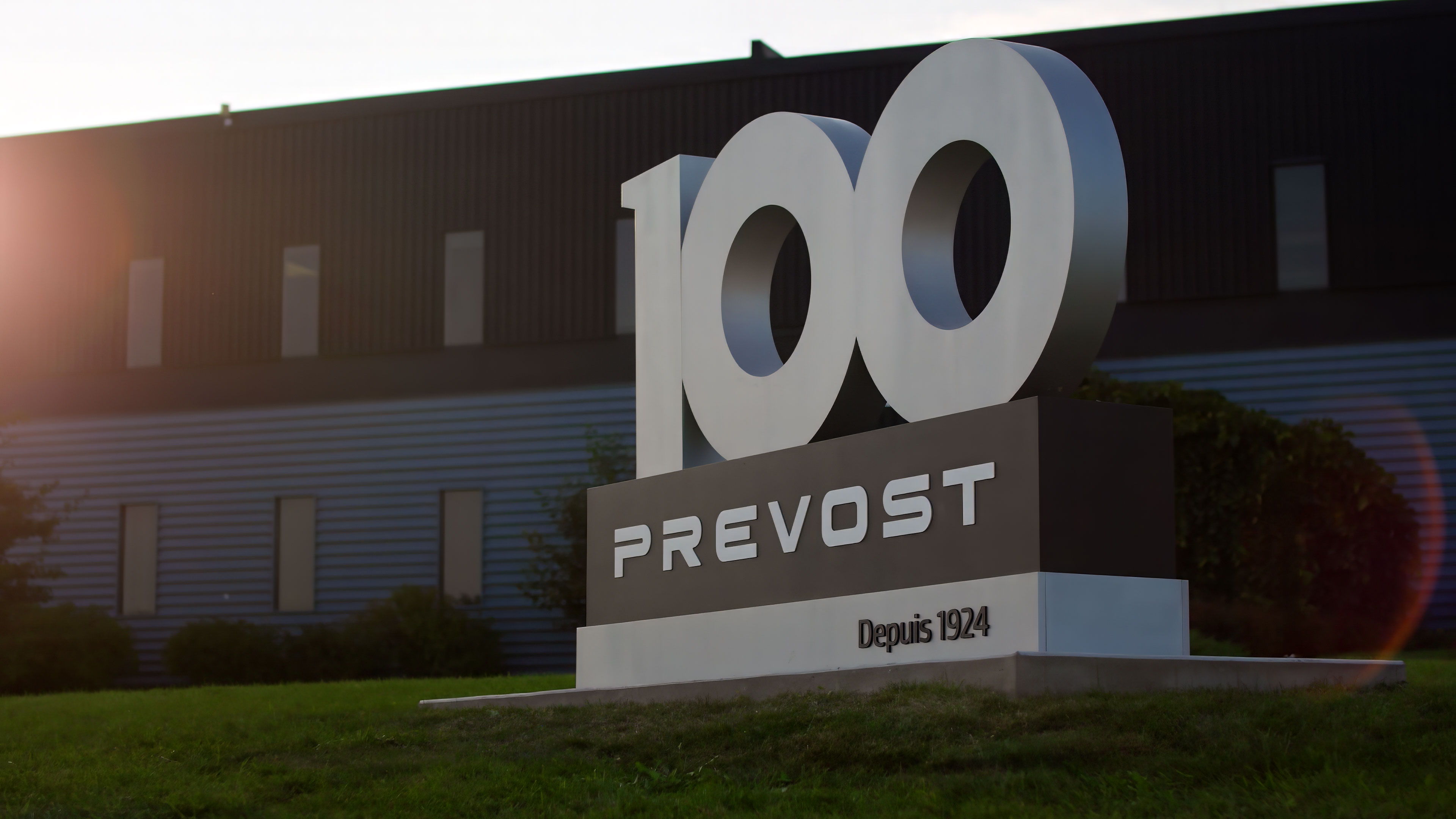 Prevost 100 Year Sign